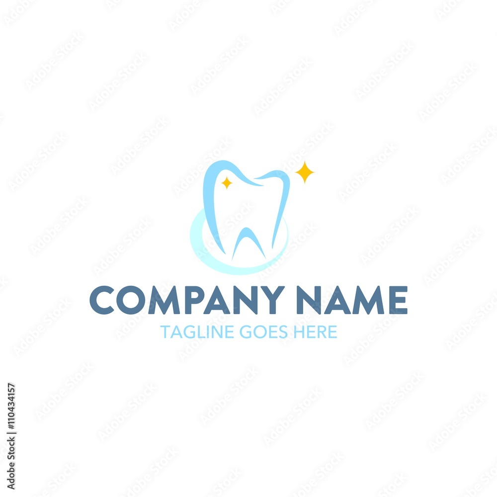 Fototapeta premium Simplicity Dental Logo