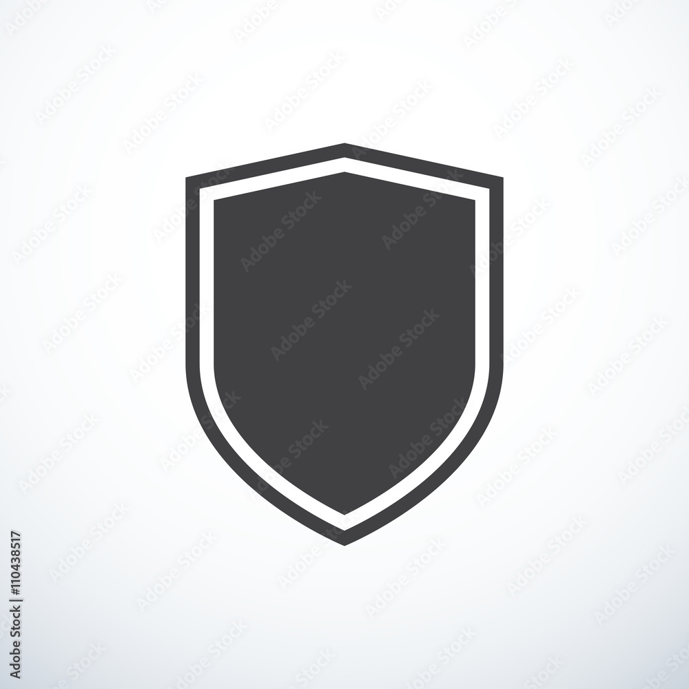Vector shield icon Vector shield icon