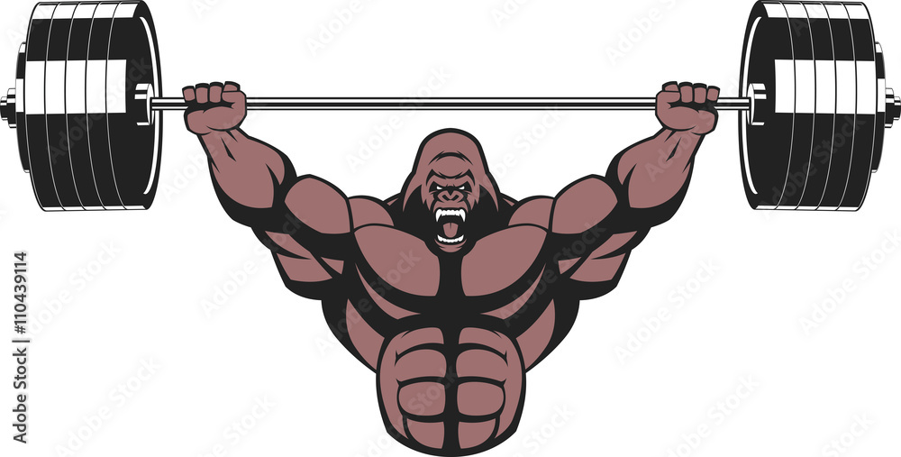 Strong ferocious gorilla Strong ferocious gorilla