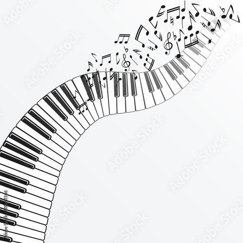 music background with piano