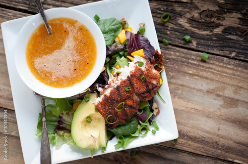 Blackened Mahi on Summer Salad photo