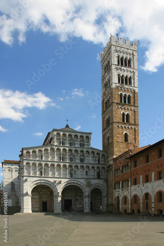 Toscana,Lucca,la cattedrale.