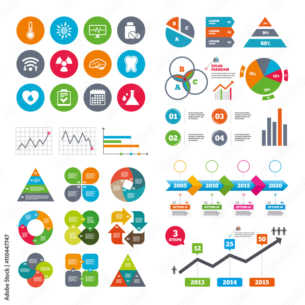 Medicine, medical health and diagnosis icons. Medicine, medical health and diagnosis icons.