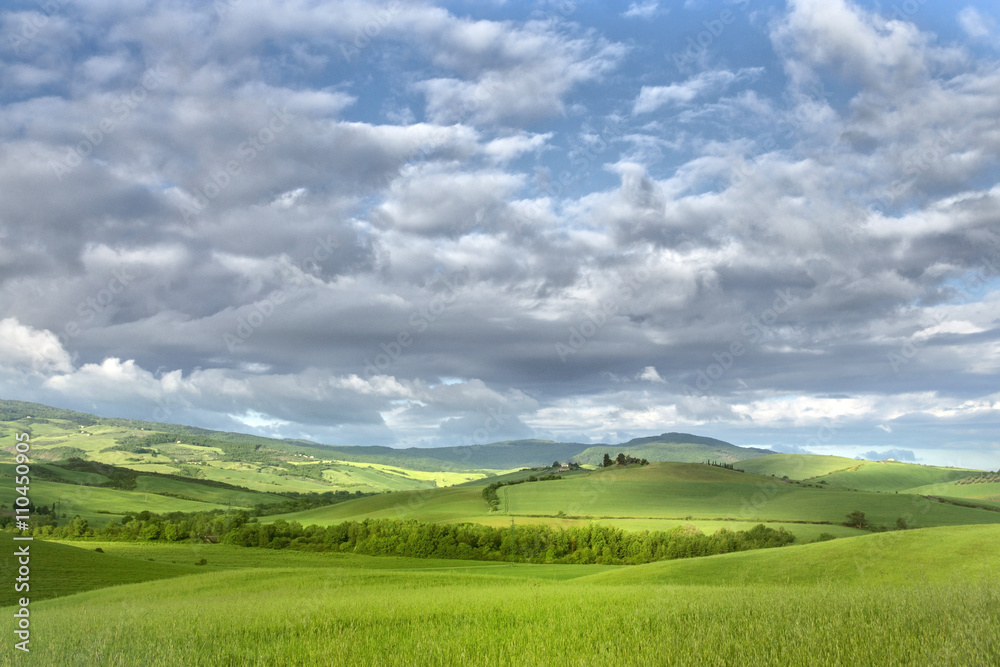landscape in tuscany landscape in tuscany