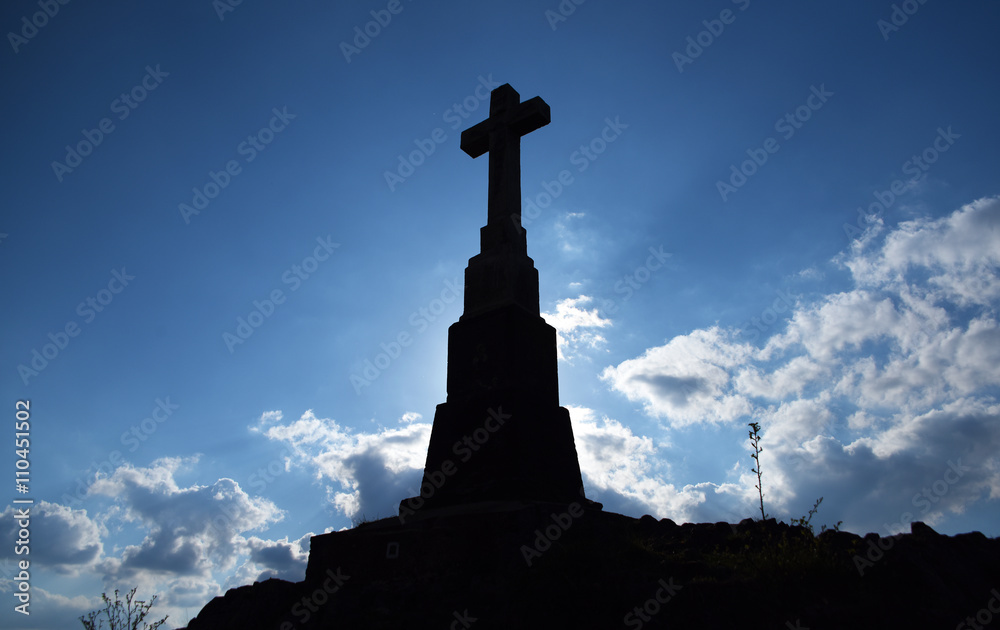 Crucifix on Spicak hill
