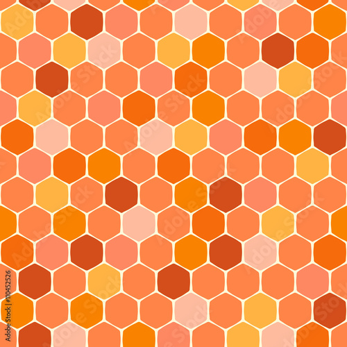 Honeycomb seamless pattern