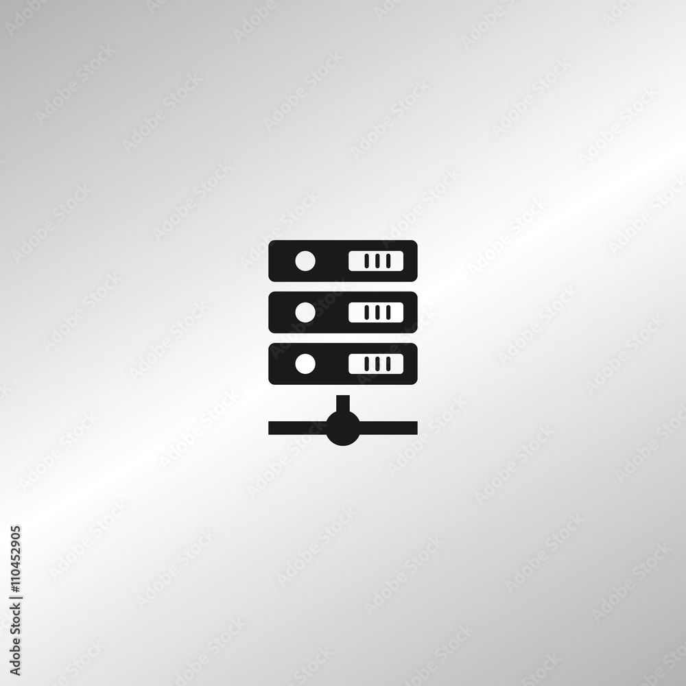 Computer Server icon, vector illustration Computer Server icon, vector illustration