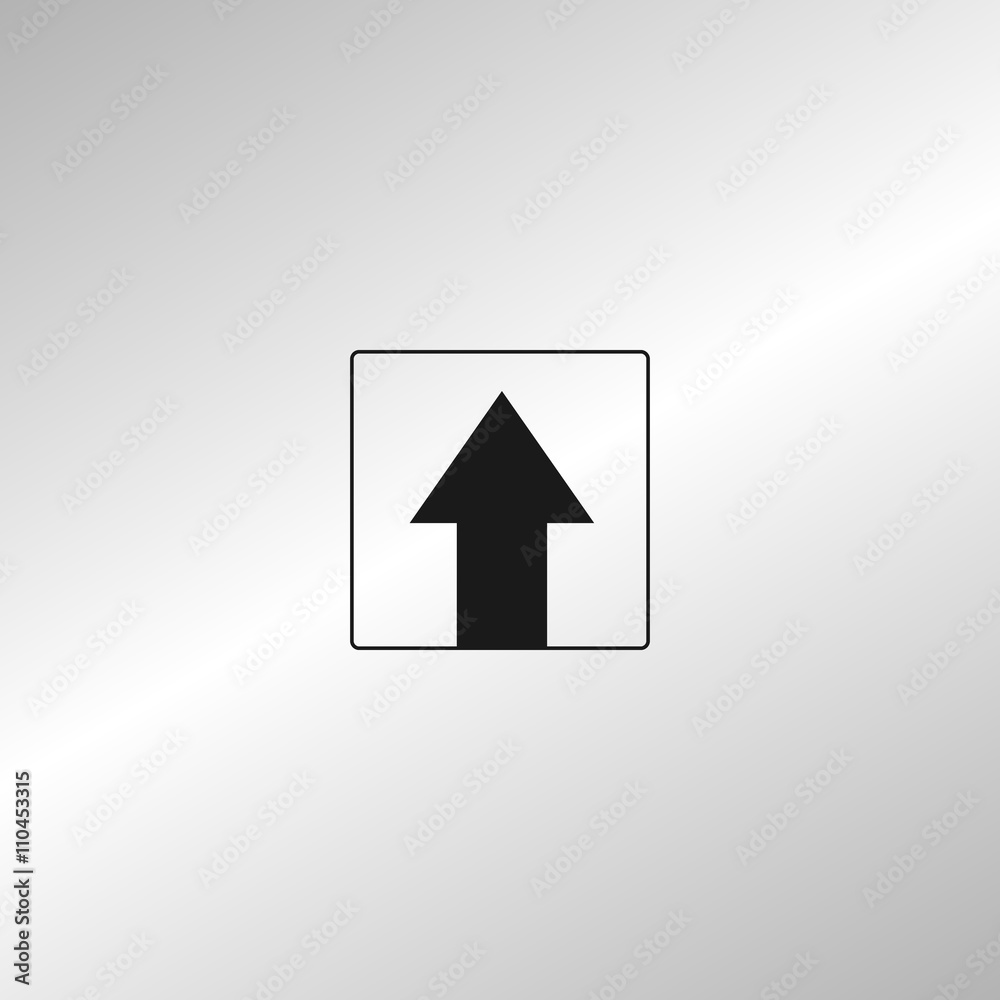 Ahead Only, One way traffic sign, Drive Straight Ahead Only, One way traffic sign, Drive Straight