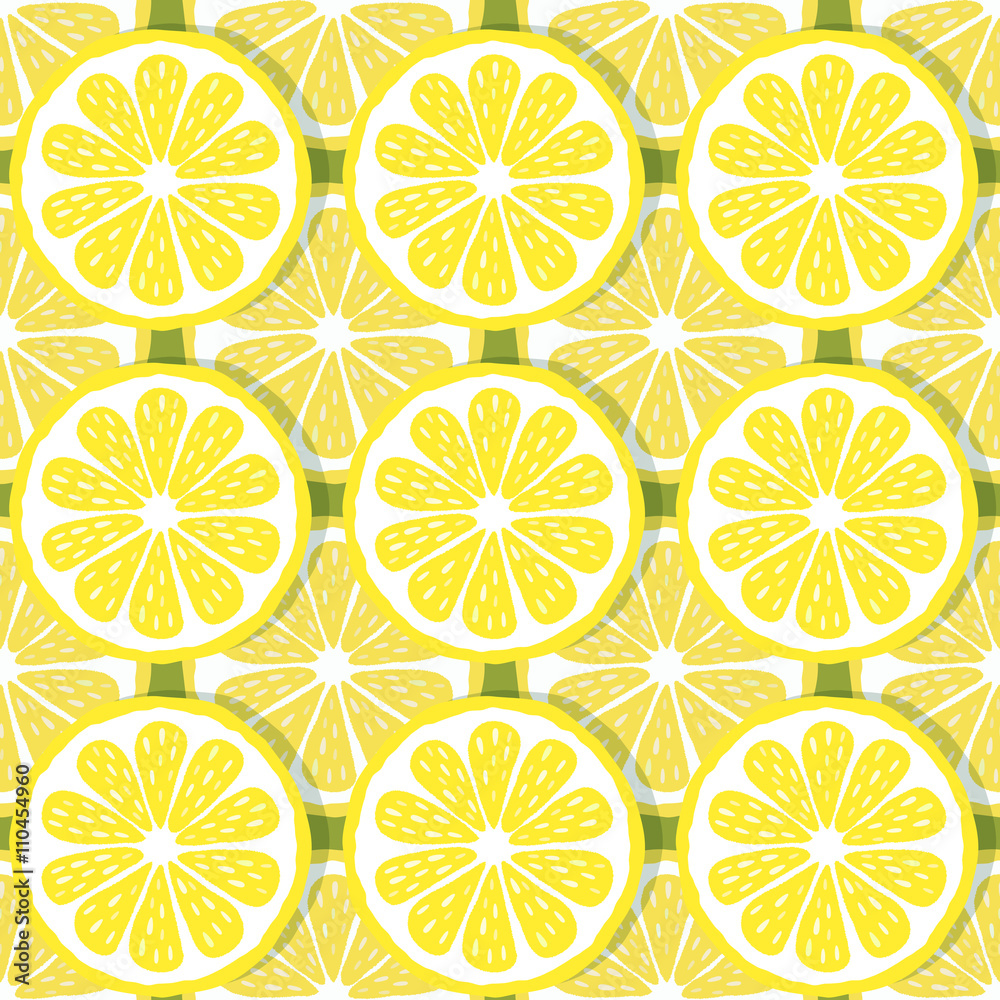 seamless pattern slices of lemon seamless pattern slices of lemon