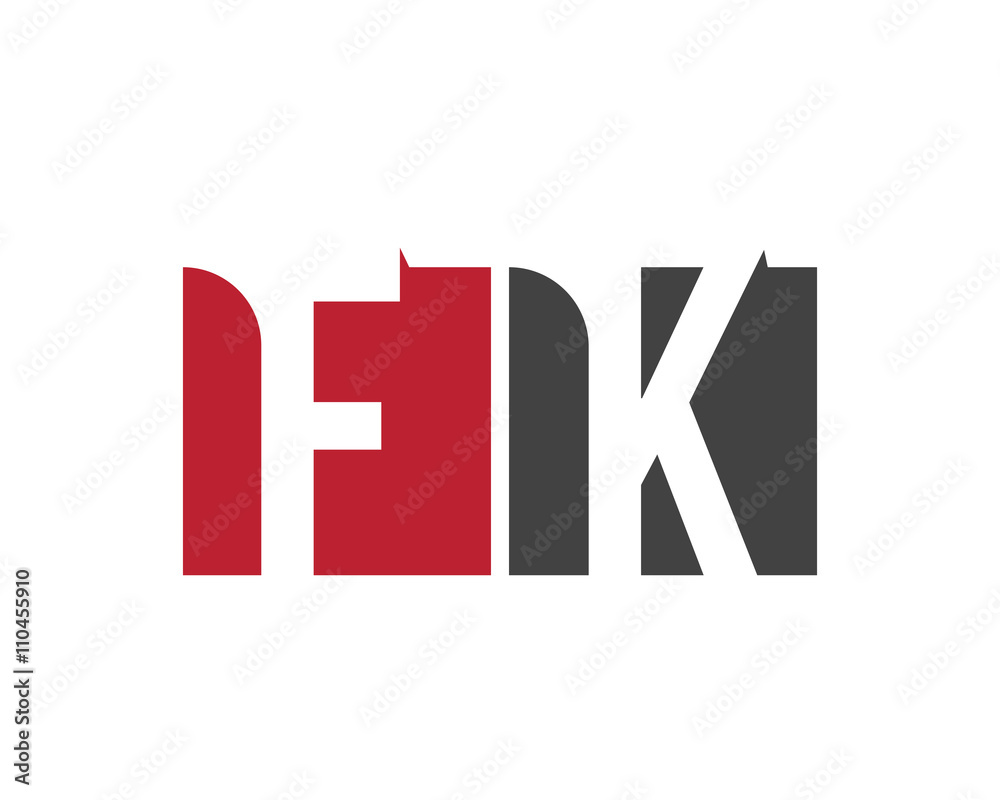 FK red square letter logo for kitchen, karaoke, king, kingdom, knowledge FK red square letter logo for kitchen, karaoke, king, kingdom, knowledge