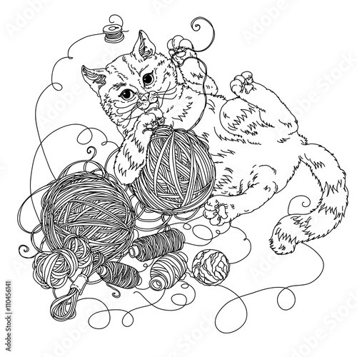 Wallpaper Mural cat for needlework  Torontodigital.ca