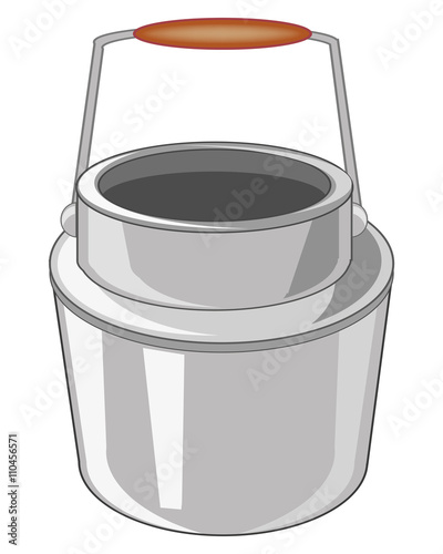 Empty can for water