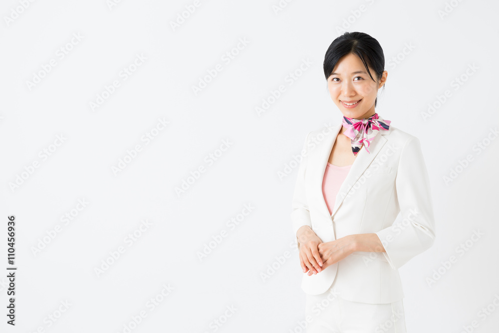 portrait of asian businesswoman isolated on white background portrait of asian businesswoman isolated on white background