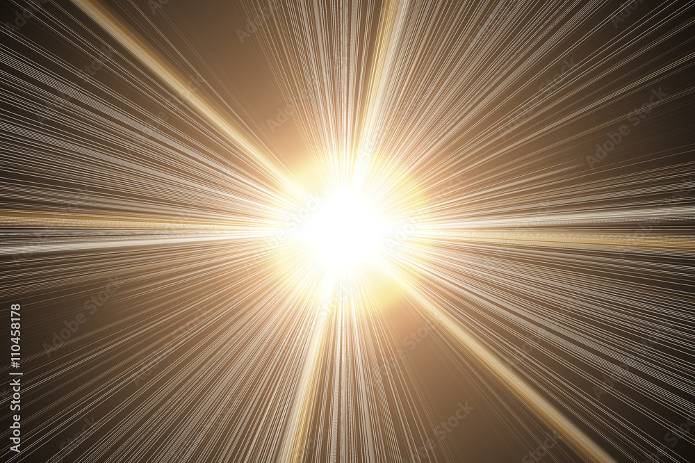 Obraz premium Abstract lens flare light over dark background