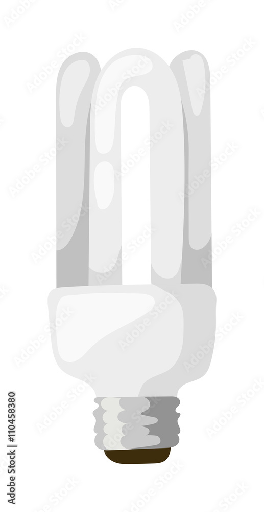 LED lamp isolated vector illustration. LED lamp isolated vector illustration.