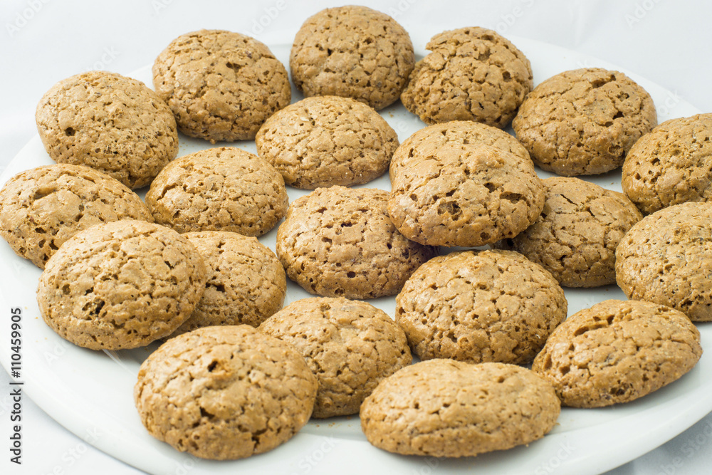 Oriental sweets on a white background walnut Oriental sweets on a white background walnut