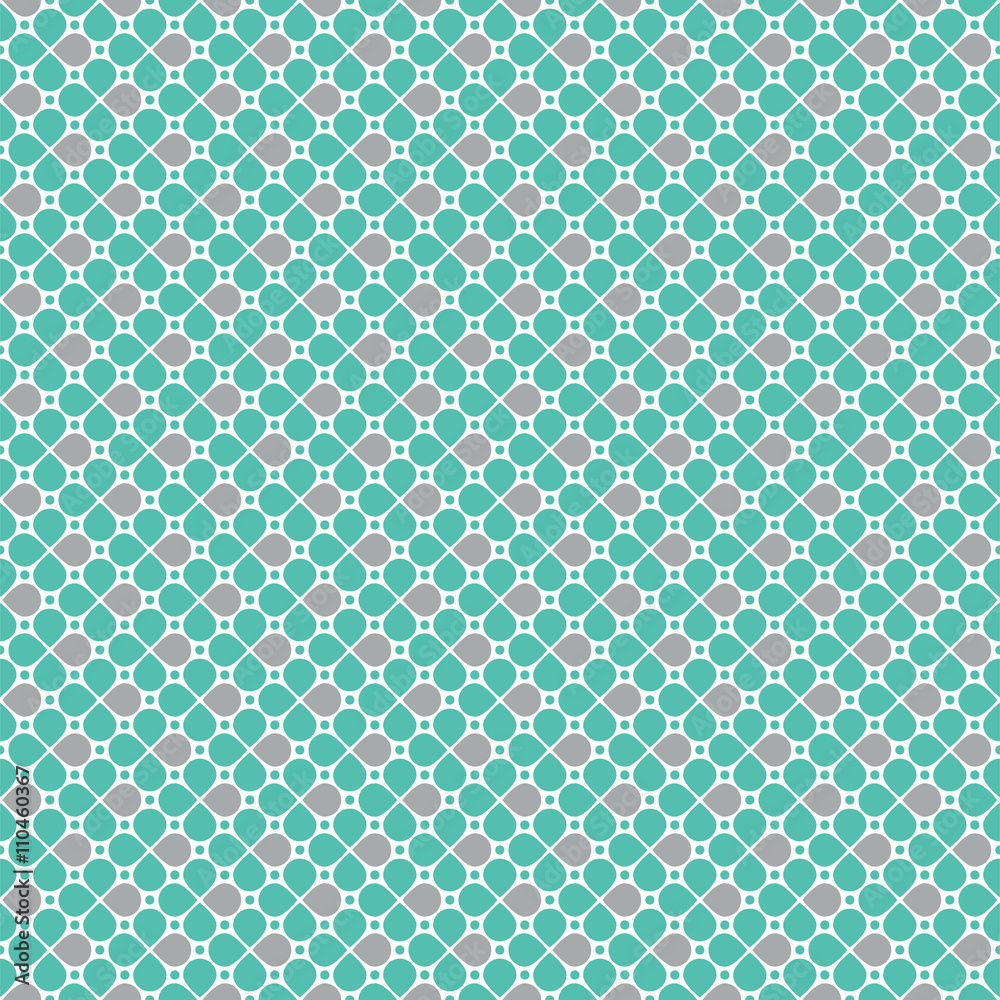 Fototapeta premium Seamless pattern background with teal color