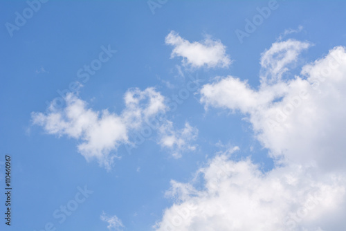 blue sky with clouds