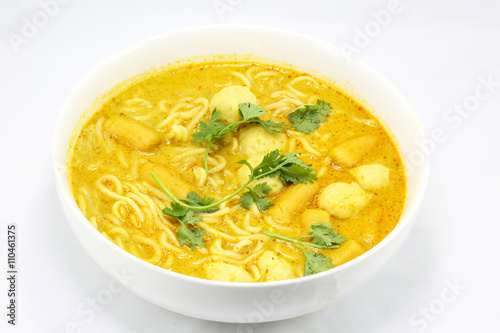 Noodle curry laksa