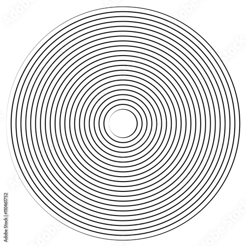 Abstract radiating contour lines.