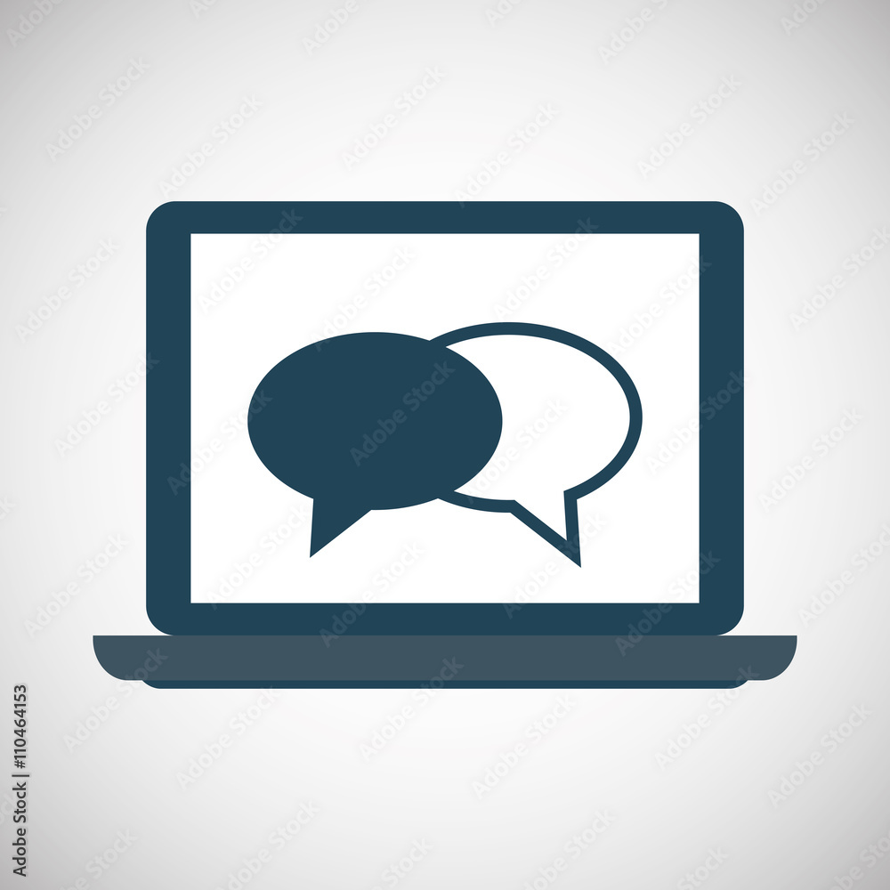 Call center design. Customer service icon. Flat illustration