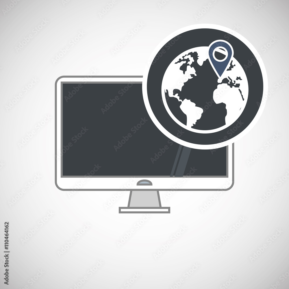 Call center design. Customer service icon. Flat illustration Call center design. Customer service icon. Flat illustration