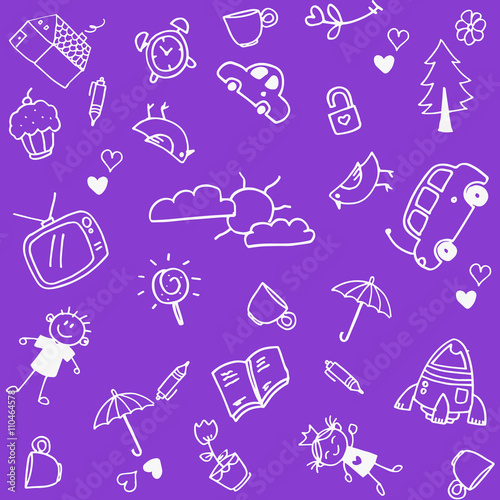 Piknik families doodle art