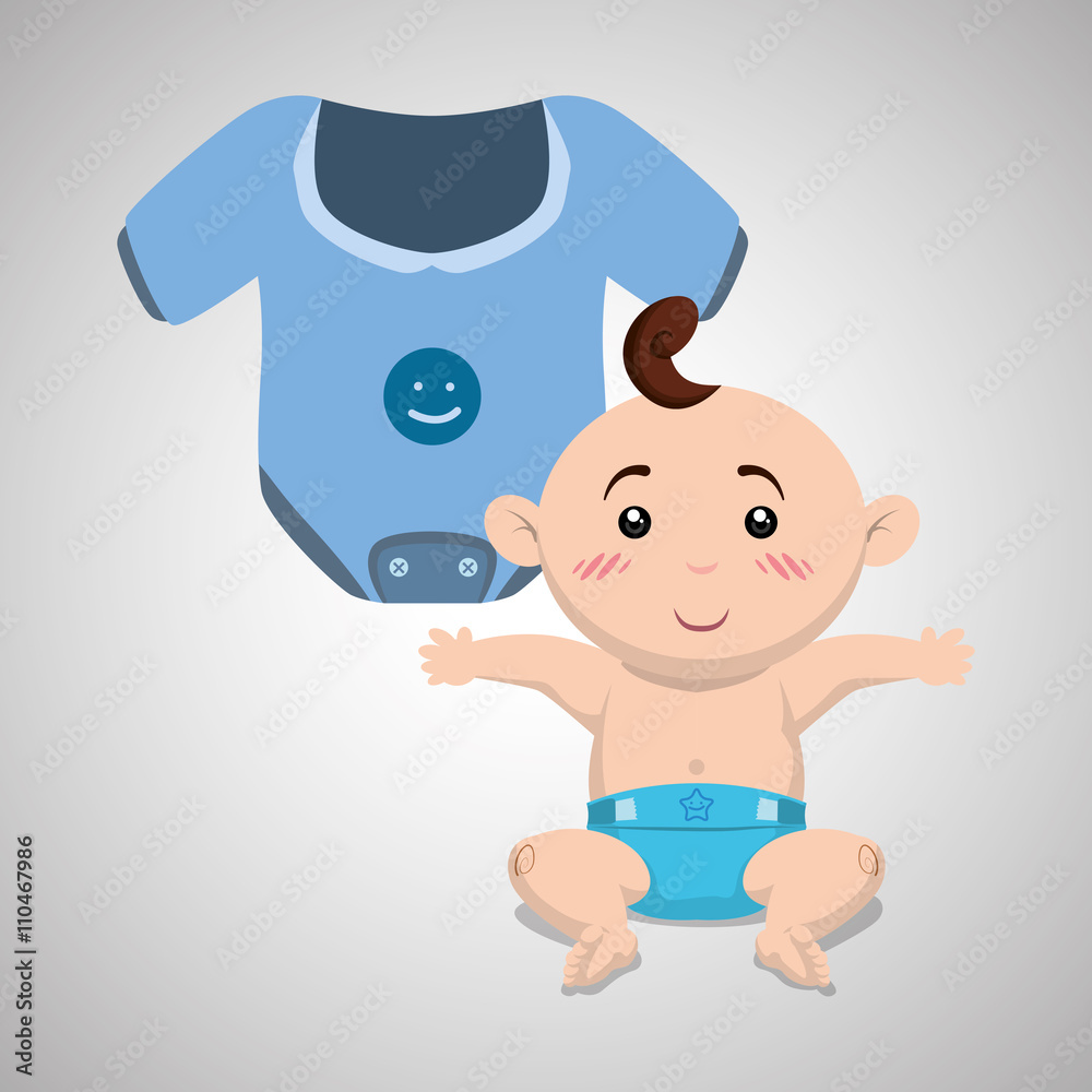 Baby shower design. invitation design. isolated illustration Baby shower design. invitation design. isolated illustration