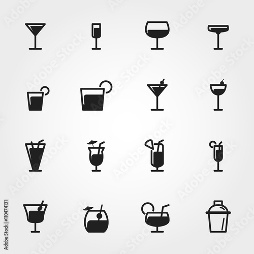 cocktail icons