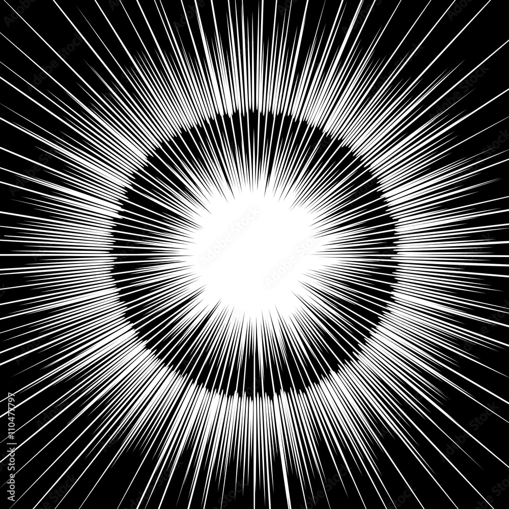 Sun ray or star burst Comic radial lines background Sun ray or star burst Comic radial lines background