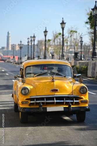 Old car in Havana. Cuba. 