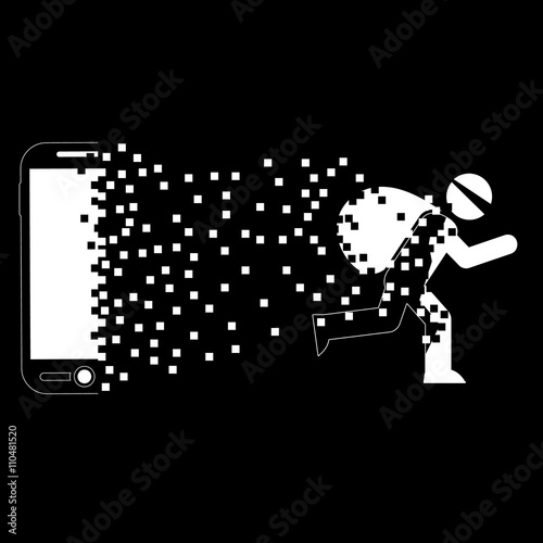 Hacker data out of smartphone
