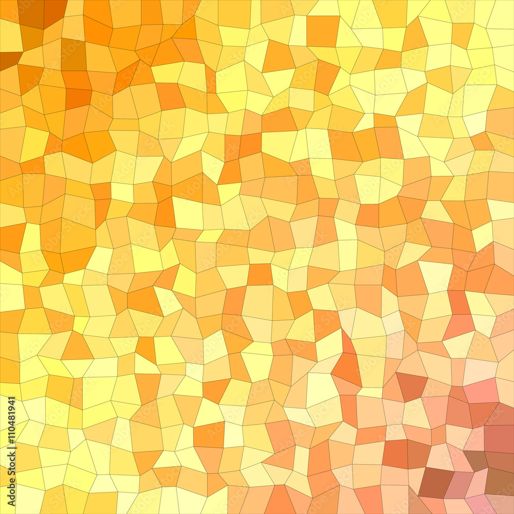 Orange and yellow rectangle mosaic background Orange and yellow rectangle mosaic background