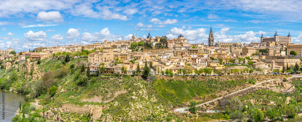 Panorama view at the City of Toledo