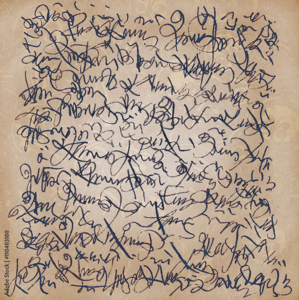 Unidentified Abstract Handwriting Scribble