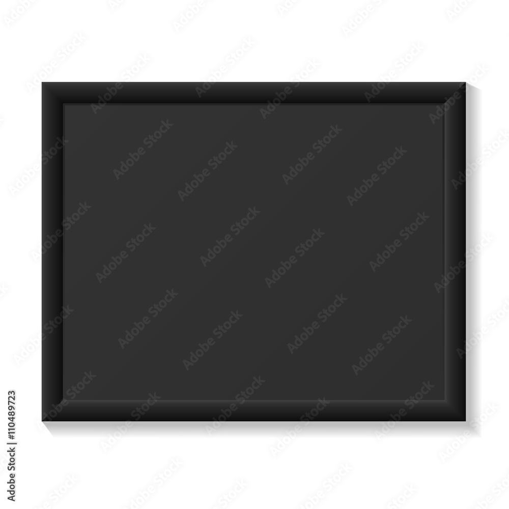 Horizontal black Board realistic Mockup Horizontal black Board realistic Mockup
