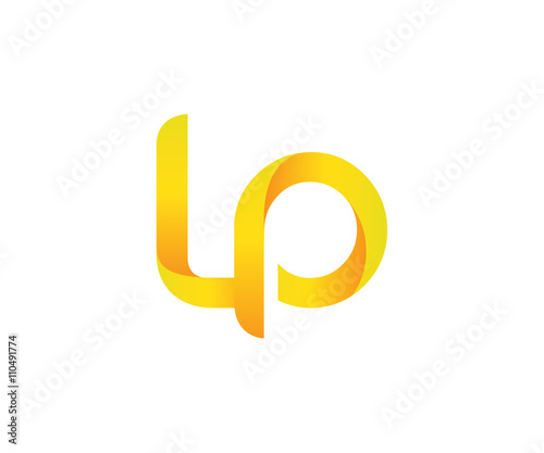 Colorful Letter L P Logo
