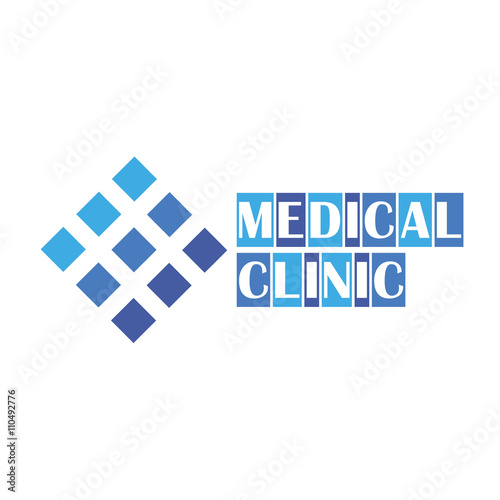 Picture Logo Medical Clinic
Logo Image Medical Clinic on a white background isolated Xining emblem of squares for decoration and design
