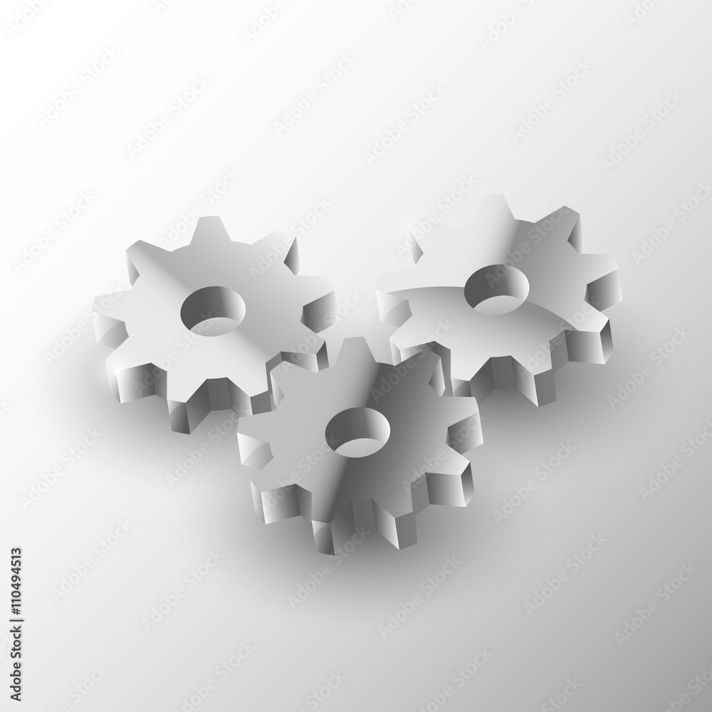 Gearwheel mechanism illustration Gearwheel mechanism illustration