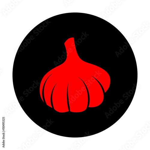 Garlic simple icon