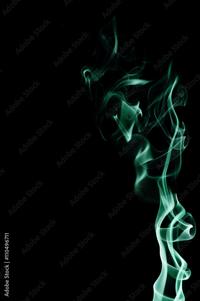 Curls / trails of smoke captured and coloured Curls / trails of smoke captured and coloured