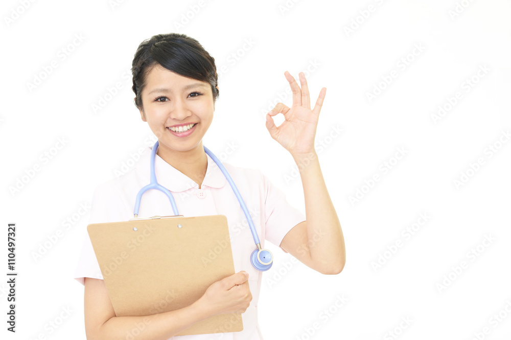 笑顔の看護師 笑顔の看護師
