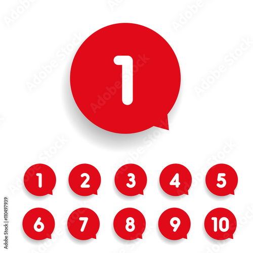 Number set round vector