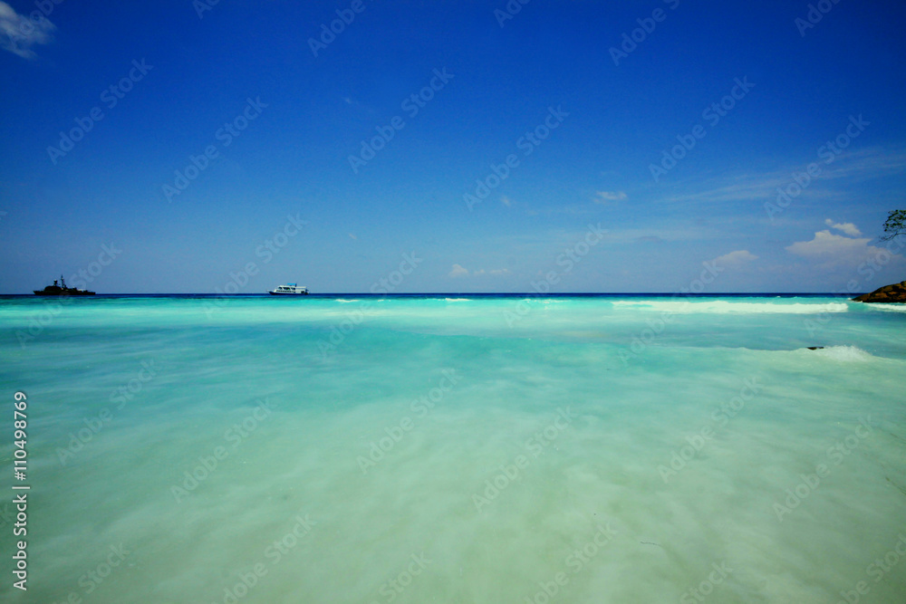 Blue sea and sky ,Thailand