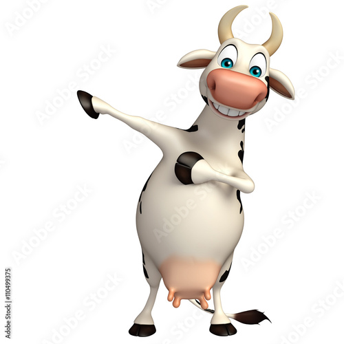 fun Cow funny cartoon character
