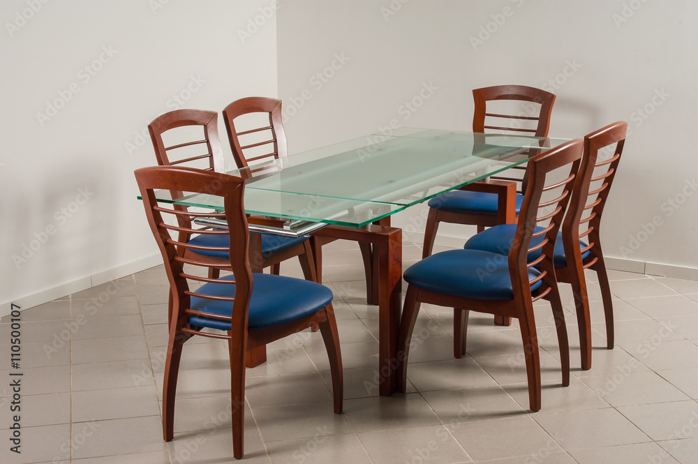 Dining Table with six chairs Dining Table with six chairs