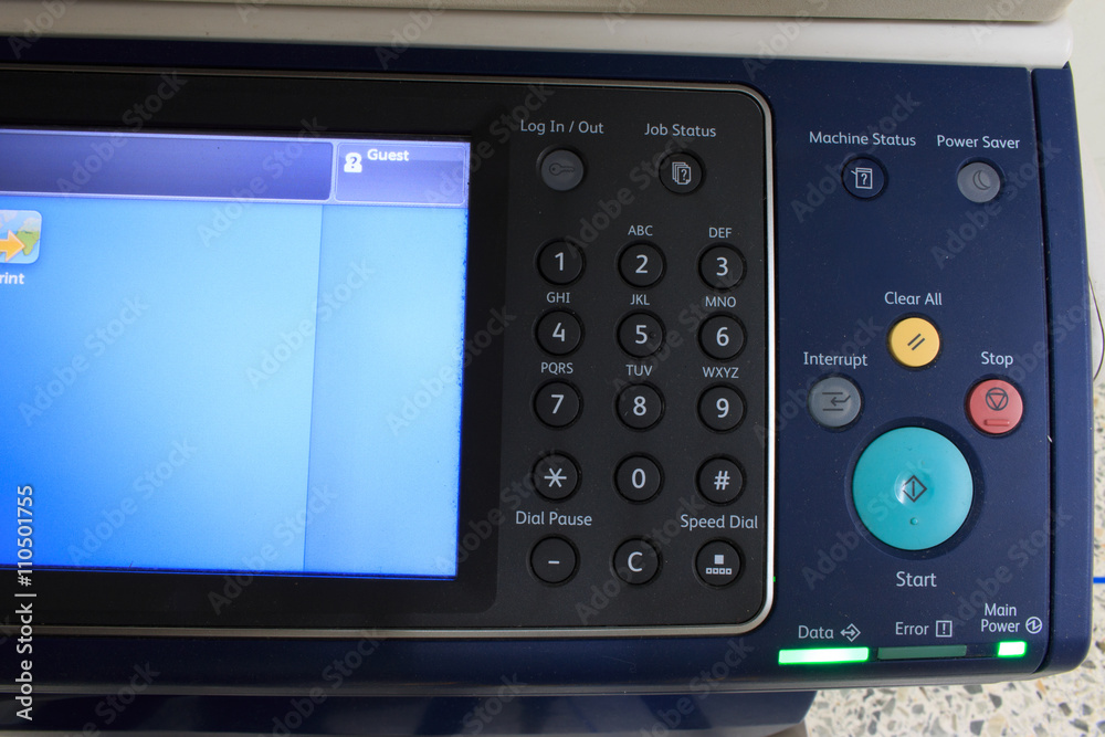 Multifunction printer in the office. Multifunction printer in the office.