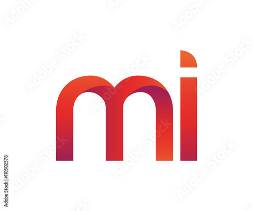 Colorful Letter M I Logo