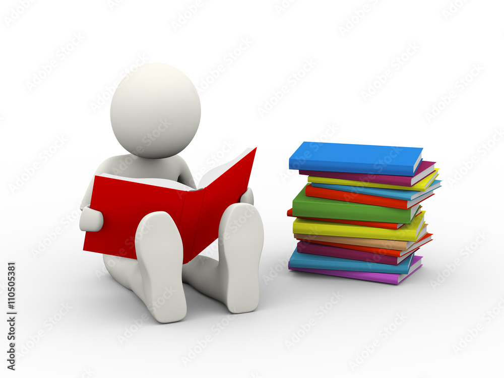 3d overwhelmed student studying 3d overwhelmed student studying