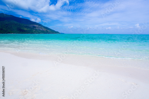 beach and tropical sea © piyagoon